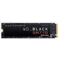 UNIDAD DE ESTADO SOLIDO SSD INTERNO WD BLACK SN770 500GB M.2 2280 NVME PCIE GEN4 LECT.5000MB/S ESCRIT.4000MB/S TBW300 WDS500G3X0E, - Garantía: 5 AÑOS -