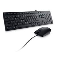 KIT TECLADO Y MOUSE DELL KM300C ALAMBRICO DE 105 TECLAS EN ESPAÑOL COLOR NEGRO | 580-AKKW, - Garantía: SG -