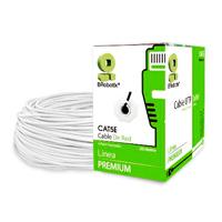 BOBINA BROBOTIX CAT5E UTP CCA, 305MTS, COLOR BLANCO, - Garantía: 1 AÑO -