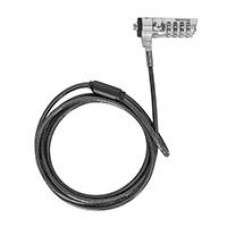 CANDADO DE SEGURIDAD TARGUS ASP61LA T-LOCK RESETTABLE COMBO CABLE LOCK COLOR NEGRO, - Garantía: 1 AÑO -
