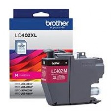 CARTUCHO BROTHER LC402XLM MAGENTA, RENDIMIENTO 1500 PAGINAS, - Garantía: 1 AÑO -