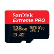 MEMORIA SANDISK MICRO SDXC 128GB EXTREME PRO 200MB/S 4K CLASE 10 A2 V30 C/ADAPTADOR SDSQXCD-128G-GN6MA, - Garantía: 10 AÑOS -