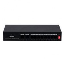 SWITCH  POE DAHUA  DE 10 PUERTOS FAST ETHERNET/ 8 PUERTOS POE/ 2 PUERTOS UPLINK/ 65 WATTS TOTALES/ SOPORTA POE WATCHDOG/ SWITCHING 2.0 GBPS/ CON PROTECCIóN DE DESCARGAS/, - Garantía: 2 AÑOS -