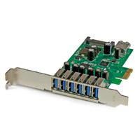 TARJETA PCI EXPRESS DE 7 PUERTOS USB 3.0 CON PERFIL BAJO O COMPLETO - STARTECH.COM MOD. PEXUSB3S7, - Garantía: 2 AÑOS -