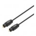 CABLE AUDIO,MANHATTAN,356060, TOSLINK M-M 1.0M NEGRO, - Garantía: SG -