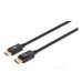 CABLE DISPLAYPORT,MANHATTAN,353618, V1.4 M-M 2.0M NEGRO 8K60HZ,CHAPADOS EN ORO, - Garantía: 3 AÑOS -