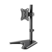 SOPORTE MONITOR MANHATTAN ,462037, DE ESCRITORIO, 17 A 27 CON UN PESO DE HASTA 7KG, INCLINACION /- 10 , GIRO DE /- 45 ,ROTACION DE /- 90 , ALTURA AJUSTABLE, - Garantía: 3 AÑOS -