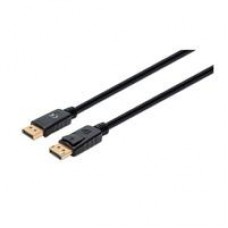 CABLE DISPLAYPORT,MANHATTAN,355582, V1.4 M-M, 3.0M NEGRO 8K60HZ, - Garantía: 3 AÑOS -