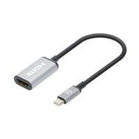 CONVERTIDOR,MANHATTAN,153706,USB-C A HDMI H, 4K60HZ, - Garantía: SG -