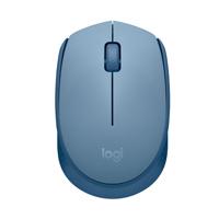 MOUSE LOGITECH M170 BLUE GREY OPTICO INALAMBRICO MINI RECEPTOR USB PC/MAC/CHROME, - Garantía: 1 AÑO -