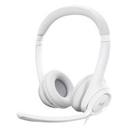 AUDIFONOS DIADEMA LOGITECH H390 SUPRESION DE RUIDO CONTROL DE VOLUMEN USB BLANCO, - Garantía: 1 AÑO -
