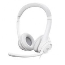 AUDIFONOS CON MICROFONO TIPO DIADEMA LOGITECH H390 COLOR OFF WHITE ALAMBRICOS CON CONECTOR USB CONTROL DE AUDIO INTEGRADO EN EL CABLE, - Garantía: 1 AÑO -