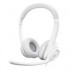 AUDIFONOS CON MICROFONO TIPO DIADEMA LOGITECH H390 COLOR OFF WHITE ALAMBRICOS CON CONECTOR USB CONTROL DE AUDIO INTEGRADO EN EL CABLE, - Garantía: 1 AÑO -