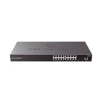 SWITCH POE GRANDSTREAM GWN7802P /GIGABIT POE ADMINISTRABLE / 16 PUERTOS 10/100/1000 MBPS 4 PUERTOS SFP UPLINK / HASTA 240W / COMPATIBLE CON GWN CLOUD, - Garantía: 1 AÑO -