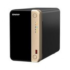 NAS QNAP TS-264-8G /2 BAHIAS NUCLEO CUADRUPLE HASTA 2.9 GHZ, 8 GB EN RAM, /2 LAN 2,5 GBE/USB 3.2 X2/SATA/HOT-SWAP/ SIN DISCOS/ HDMI 2.0/ HASTA 40 TB/ CELERON N5095, - Garantía: 3 AÑOS -