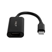 ADAPTADOR ACTECK SHIFT PLUS AH440 / HDMI A USB C / 4K / 10 CM / NEGRO / AC-934701, - Garantía: 1 AÑO -