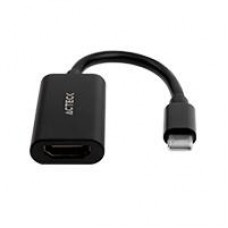 ADAPTADOR ACTECK SHIFT PLUS AH440 / HDMI A USB C / 4K / 10 CM / NEGRO / AC-934701, - Garantía: 1 AÑO -