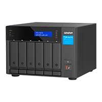 NAS QNAP TVS-H674-I5-32G-US/ 6 BAHIAS /SEIS NUCLEOS 2.5GHZ/32GB DDR4 HASTA 64GB/2 PTO 2,5 GBE/USB 3.2 X2/ HOTSWAP/ NO INCLUYE DISCOS/ HDMI 1.4B/ INTEL CORE I5-12400, - Garantía: 3 AÑOS -