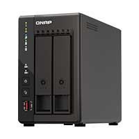 NAS QNAP TS-253E-8G / 2 BAHIAS / TORRE / INTEL CELERON 4NUCLEOS 2.6GHZ / 8GB RAM DDR4 / LAN 2,5GBE2 / WAKE ON LAN / HDMI2 / USB 3.22 / USB 2.0 2 / SOPORTA M.2 22802 / NO INCLUYE DISCOS, - Garantía: 3 AÑOS -