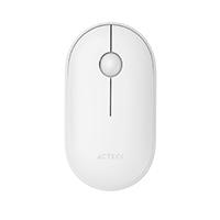 MOUSE ACTECK OPTIMIZE EDGE MI460 / INALAMBRICO / RECEPTOR USB / LASER / CLICK SILENCIOSO / 1500 DPI / BLANCO / AC-934114, - Garantía: 1 AÑO -