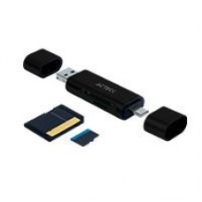 LECTOR DE MEMORIA DUAL ACTECK / USB A - USB C / MICRO SD/TF / NEGRO / AC-934824, - Garantía: 1 AÑO - LECTOR DE MEMORIA DUAL ACTECK / USB A - USB C / MICRO SD/TF / NEGRO / AC-934824, - Garantía: 1 AÑO -