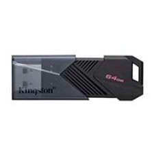 MEMORIA KINGSTON 64GB USB 3.2 GEN 1 ALTA VELOCIDAD / DATATRAVELER EXODIA ONYX NEGRO C/TAPA MÓVIL (DTXON/64GB), - Garantía: 1 AÑO -