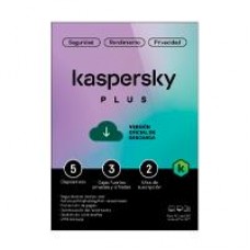 ESD KASPERSKY PLUS (INTERNET SECURITY) / 5 DISPOSITIVOS / 3 CUENTAS KPM / 2 AÑOS, - Garantía: SG -