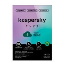 ESD KASPERSKY PLUS (INTERNET SECURITY) / 10 DISPOSITIVOS / 5 CUENTAS KPM / 1 AÑO, - Garantía: SG -