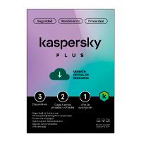 ESD KASPERSKY PLUS (INTERNET SECURITY) / 3 DISPOSITIVOS / 2 CUENTAS KPM / 1 AÑO, - Garantía: SG -