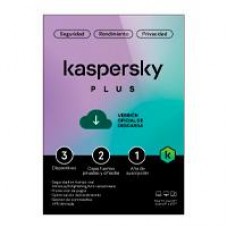 ESD KASPERSKY PLUS (INTERNET SECURITY) / 3 DISPOSITIVOS / 2 CUENTAS KPM / 1 AÑO, - Garantía: SG -