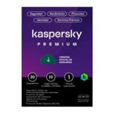 ESD KASPERSKY PREMIUM (TOTAL SECURITY) / 20 DISPOSITIVOS / 10 CUENTAS KPM / 1 AÑO, - Garantía: SG -