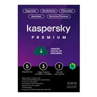ESD KASPERSKY PREMIUM (TOTAL SECURITY) / 5 DISPOSITIVOS / 3 CUENTAS KPM / 1 AÑO, - Garantía: SG -
