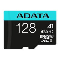 MEMORIA ADATA MICRO SDXC/SDHC 128GB UHS-I 100MB/85MB CLASE 10 V30 A2 C/ADAPTADOR ( AUSDX128GUI3V30SA2-RA1), - Garantía: 99 AÑOS -