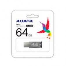 MEMORIA ADATA 64GB USB 2.0 UV250 METALICA (AUV250-64G-RBK), - Garantía: 5 AÑOS -