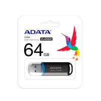 MEMORIA ADATA 64GB USB 2.0 C906 NEGRO (AC906-64G-RBK), - Garantía: 5 AÑOS -