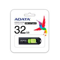 MEMORIA ADATA 32GB USB TIPO C UC300 RETRACTIL NEGRO VERDE (ACHO-UC300-32G-RBK/GN), - Garantía: 5 AÑOS -