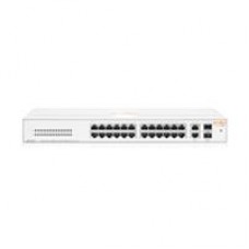 SWITCH HPE ARUBA R8R50A INSTANT ON 1430 CON 26 PUERTOS RJ45 10/100/1000 MBPS  2 PTOS SFP 1G NO ADMINISTRABLE, - Garantía: 2 AÑOS -