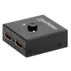 SWITCH HDMI,MANHATTAN,207850, 4K@60HZ, BIDIRECCIONAL 2:1, - Garantía: 3 AÑOS -