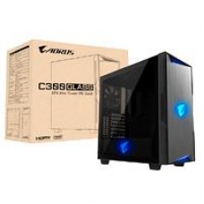 GABINETE GAMING GIGABYTE AC300G/ MEDIA TORRE / ATX/MICRO ATX/MINI ITX/ NEGRO/ SIN FUENTE/PC/GAMER, - Garantía: 1 AÑO -