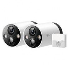 CAMARA WIFI | TP-LINK | TAPO C420S2 (KIT 2 CAMARAS) | PARA EXTERIOR | CON BATERIA RECARGABLE RESOLUCION 2K (1080P) IP65 A PRUEBA DE AGUA | VISION NOCTURNA AUDIO BIDIRECCIONAL, - Garantía: 1 AÑO -