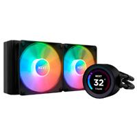 DISIPADOR DE ENFRIAMIENTO LIQUIDO NZXT KRAKEN 240MM /2X- 120MM / NEGRO /RGB / GAMER., - Garantía: 1 AÑO -