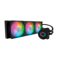 DISIPADOR DE ENFRIAMIENTO LIQUIDO COOLER MASTER ML360L V2/NEGRO/ARGB, - Garantía: 1 AÑO -