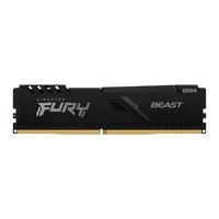 MEMORIA RAM KINGSTON DIMM DDR4 32GB 3200MT/S FURY BEAST BLACK XMP CL16 288PIN 1.35V C/DISIPADOR DE CALOR P/PC/GAMER/ALTO RENDIMIENTO KF432C16BB/32, - Garantía: 1 AÑO -