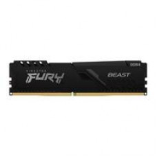MEMORIA RAM KINGSTON DIMM DDR4 32GB 3200MT/S FURY BEAST BLACK XMP CL16 288PIN 1.35V C/DISIPADOR DE CALOR P/PC/GAMER/ALTO RENDIMIENTO KF432C16BB/32, - Garantía: 1 AÑO -
