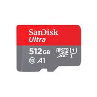 MEMORIA SANDISK MICRO SDXC 512GB ULTRA 150MB/S CLASE 10 C/ADAPTADOR SDSQUAC-512G-GN6MA, - Garantía: 10 AÑOS -