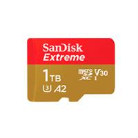 MEMORIA SANDISK MICRO SDXC 1TB EXTREME 190MB/S 4K CLASE 10 A2 V30 C/ADAPTADOR SDSQXAV-1T00-GN6MA, - Garantía: 99 AÑOS -