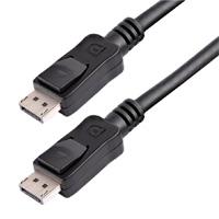 CABLE DE 1.8M CERTIFICADO DISPLAYPORT 1.2 4K CON CIERRE DE SEGURIDAD - 2X MACHO DP - STARTECH.COM MOD. DISPLPORT6L, - Garantía: 5 AÑOS -