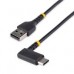 CABLE 1M USB A A USB C ACODADO EN NGULO RECTO - CABLE USB-C DE CARGA RAPIDA DE ALTA RESISTENCIA - USB 2.0 A A USB TIPO-C - STARTECH.COM MOD. R2ACR-1M-USB-CABLE, - Garantía: 5 AÑOS -