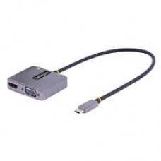 ADAPTADOR DE VIDEO USB C, ADAPTADOR MULTIPUERTOS USB C A HDMI VGA CON SALIDA DE AUDIO DE 3.5MM, HDR 4K A 60HZ, PD 3.0 DE 100W, COMPATIBLE CON THUNDERBOLT 3/4 - STARTECH.COM MOD. 122-USBC-HDMI-4K-VGA, - Garantía: 3 AÑOS -