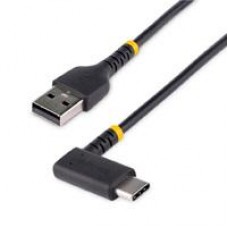 CABLE 2M USB A A USB C ACODADO EN NGULO RECTO - CABLE USB-C DE CARGA RAPIDA DE ALTA RESISTENCIA - USB 2.0 A A USB TIPO-C - STARTECH.COM MOD. R2ACR-2M-USB-CABLE, - Garantía: 5 AÑOS -